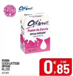 Ard Discount Panna senza lattosio OPTIMO offerta