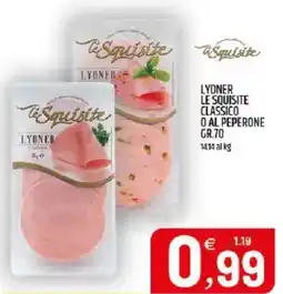 Ard Discount Lyoner le squisite classico o al peperone offerta