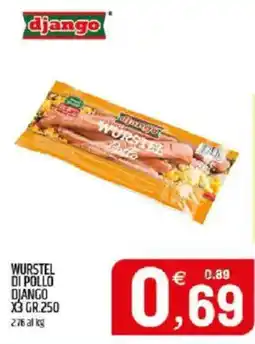 Ard Discount Wurstel di pollo DJANGO offerta