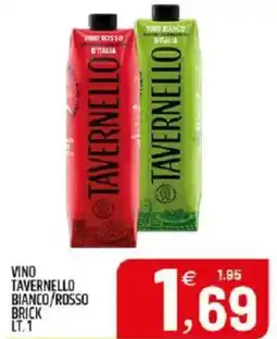 Ard Discount Vino tavernello bianco/rosso brick offerta