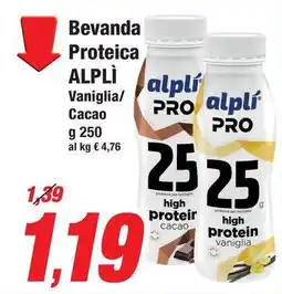 Prix Quality Bevanda Proteica ALPLÌ offerta