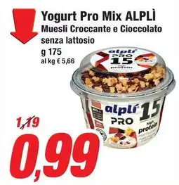 Prix Quality Yogurt Pro Mix ALPLÌ offerta