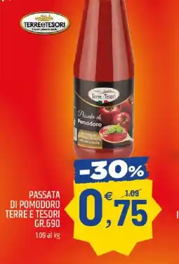 Ard Discount Passata di pomodoro TERRE E TESORI offerta