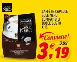 Ard Discount Caffè in capsule sole nero compatibili dolce gusto offerta