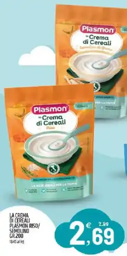 Ard Discount La crema di cereali plasmon riso/ semolino offerta