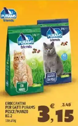 Ard Discount Croccantini per gatti purams pesce/manzo offerta