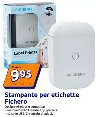 Action Stampante per etichette Fichero offerta