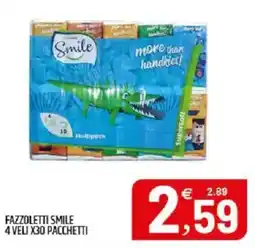 Ard Discount Fazzoletti smile 4 veli x30 pacchetti offerta