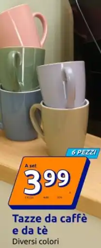 Action Tazze da caffè e da tè offerta
