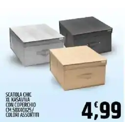 Ard Discount Scatola chic xl kasaviva con coperchio cm 50x40x25 offerta