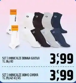 Ard Discount Set 3 minicalze donna givova offerta