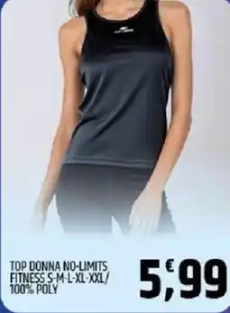 Ard Discount Top donna no-limits fitness offerta