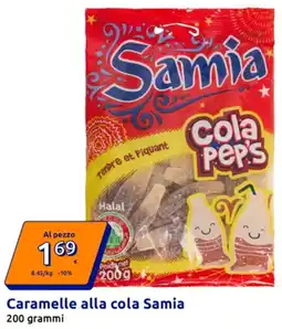 Action Caramelle alla cola Samia offerta