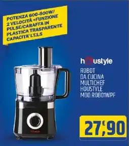 Ard Discount ROBOT DA CUCINA MULTICHEF HOUSTYLE MOD.ROB01WPF offerta