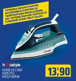 Ard Discount FERRO DA STIRO HOUSTYLE MOD.FS401SW offerta