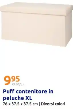 Action Puff contenitore in peluche XL offerta