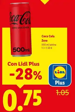 Lidl Coca Cola Zero offerta