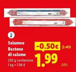 Lidl Salumeo Bastone di salame offerta