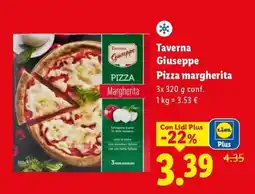 Lidl Taverna Giuseppe Pizza margherita offerta