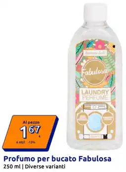 Action Profumo per bucato Fabulosa offerta
