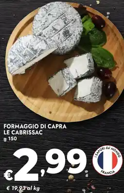Bennet Formaggio di capra le cabrissac offerta