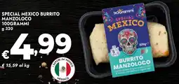 Bennet Special mexico burrito manzoloco 100grammi offerta