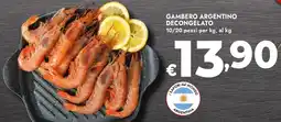 Bennet Gambero argentino decongelato offerta