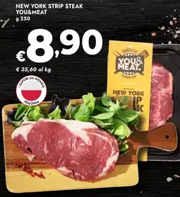 Bennet New york strip steak you&meat offerta