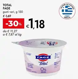 Bennet Total FAGE offerta