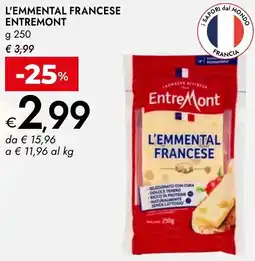 Bennet L'emmental francese ENTREMONT offerta
