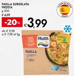 Bennet Paella surgelata FROSTA offerta