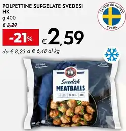 Bennet Polpettine surgelate svedesi HK offerta