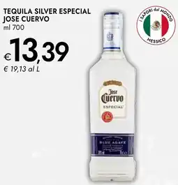 Bennet Tequila silver especial JOSE CUERVO offerta