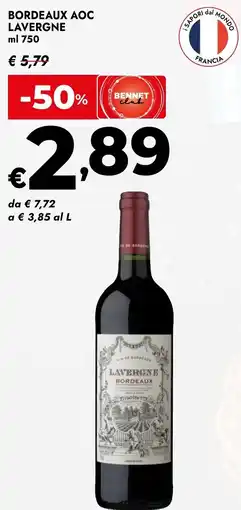 Bennet Bordeaux aoc LAVERGNE offerta