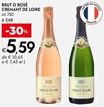Bennet Brut o rosè CREMANT DE LOIRE offerta