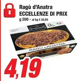 Prix Quality Ragù d'Anatra ECCELLENZE DI PRIX offerta