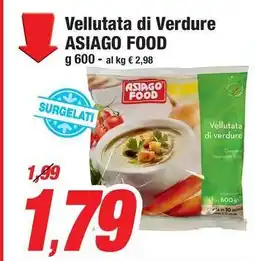 Prix Quality Vellutata di Verdure ASIAGO FOOD offerta