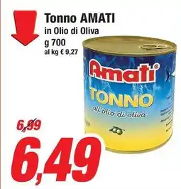 Prix Quality Tonno AMATI in Olio di Oliva offerta