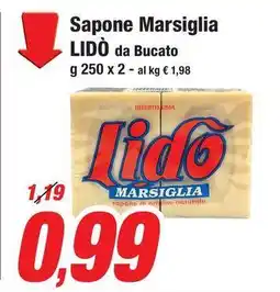 Prix Quality Sapone Marsiglia LIDÒ da Bucato offerta