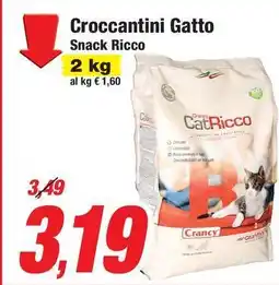Prix Quality CatRicco Croccantini Gatto Snack Ricco offerta