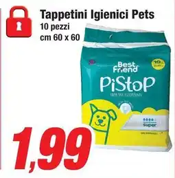 Prix Quality PiStop Tappetini Igienici Pets offerta