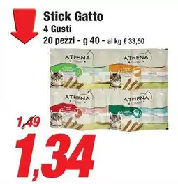 Prix Quality ATHENA Stick Gatto offerta