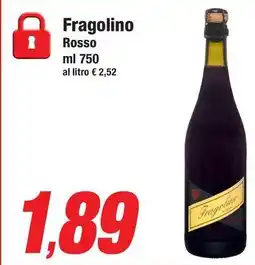 Prix Quality Fragolino Rosso offerta