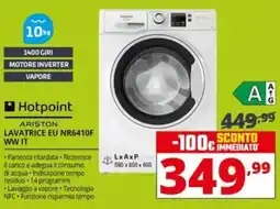 Comet Hotpoint ARISTON LAVATRICE EU NR6410F WW IT offerta