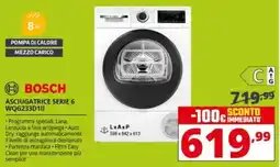 Comet BOSCH ASCIUGATRICE SERIE 6 WQG233D111 offerta
