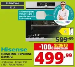 Comet Hisense FORNO MULTIFUNZIONE B1350XPZ offerta