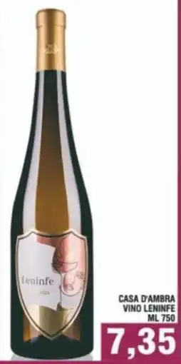 Bitar Casa d'ambra vino leninfe offerta