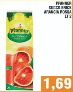 Bitar Pfanner succo brick arancia rossa offerta
