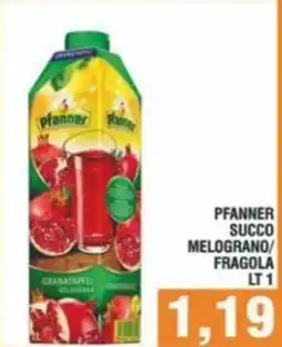 Bitar Pfanner succo melograno/ fragola offerta