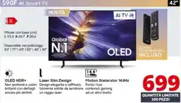 Comet SAMSUNG S90F 4K Smart TV 42" offerta